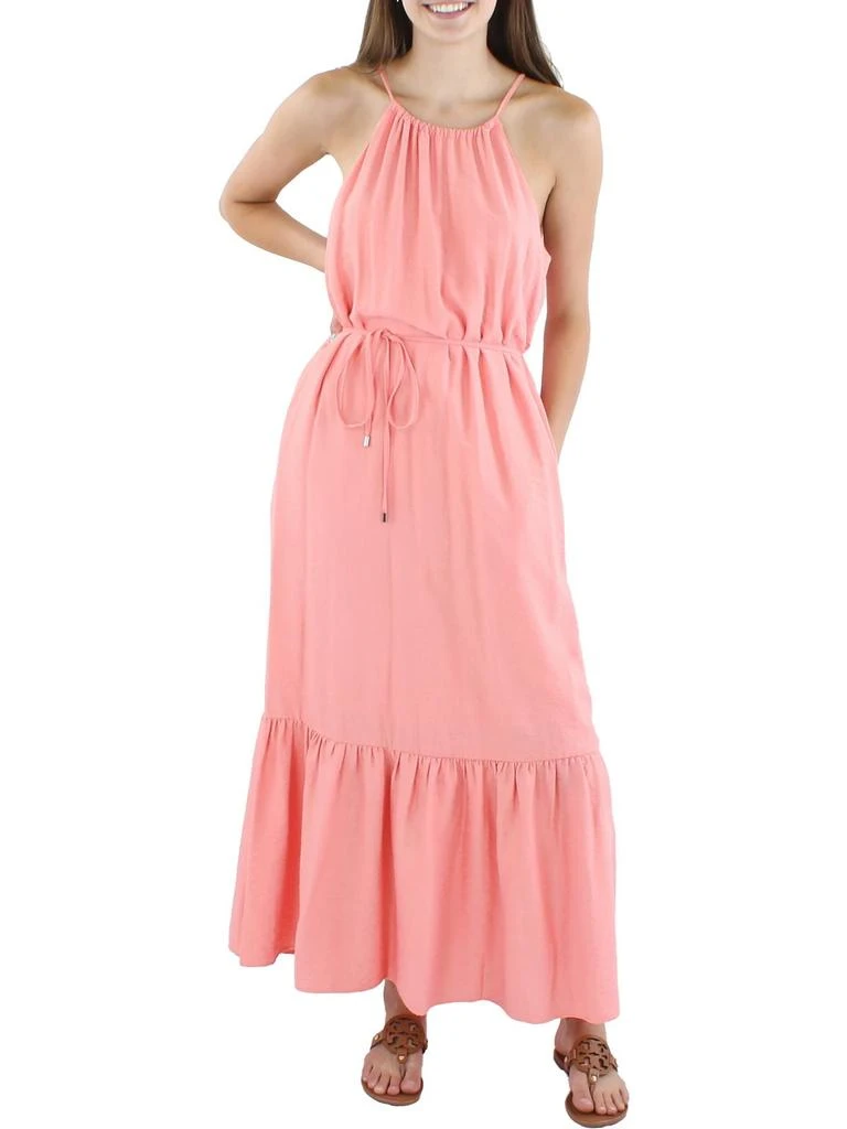 INC International Womens Tie Halter Maxi Dress 1