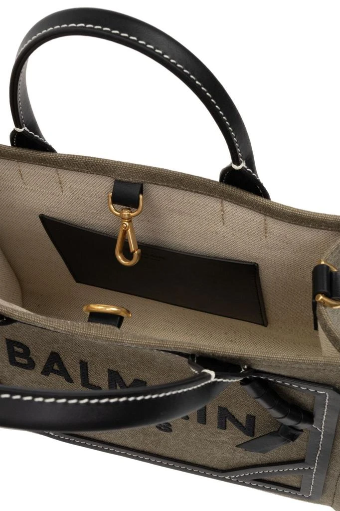 Balmain Balmain Logo Detailed Top Handle Bag 4
