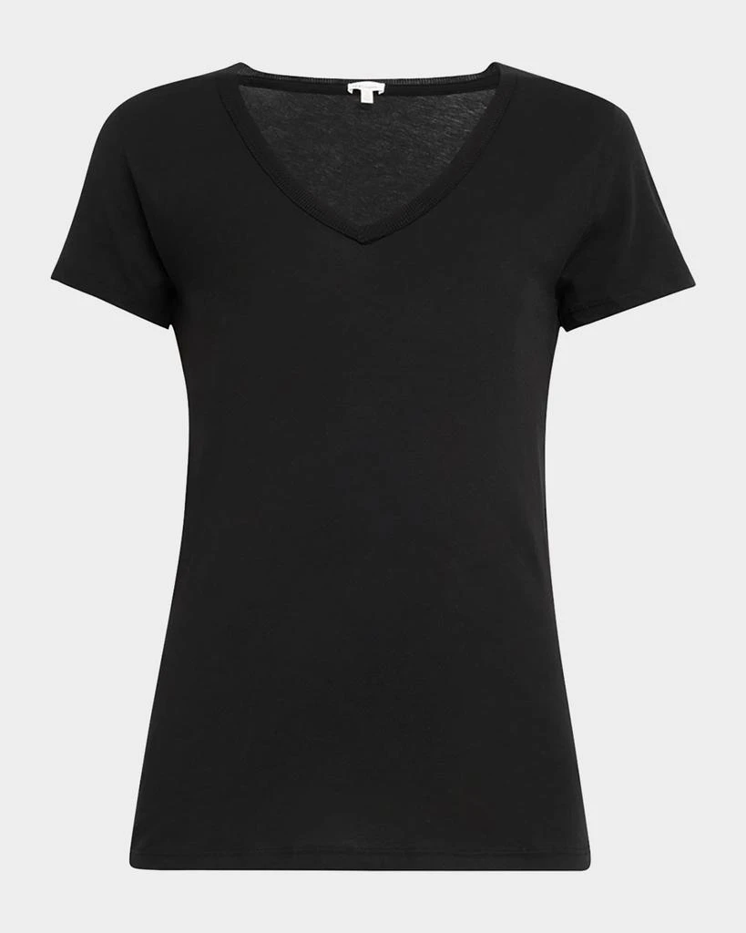 Skin Easy V-Neck Cotton Tee 1