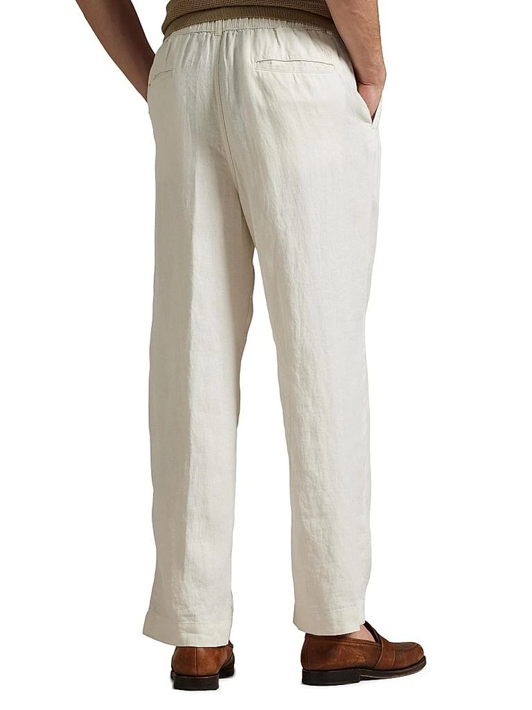 Ralph Lauren Lateef Relaxed-Fit Pleated Linen Pants 4