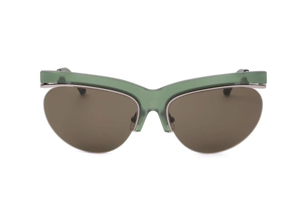 Linda Farrow Linda Farrow X Dries Van Noten Cat Eye Frame Sunglassses from Cettire