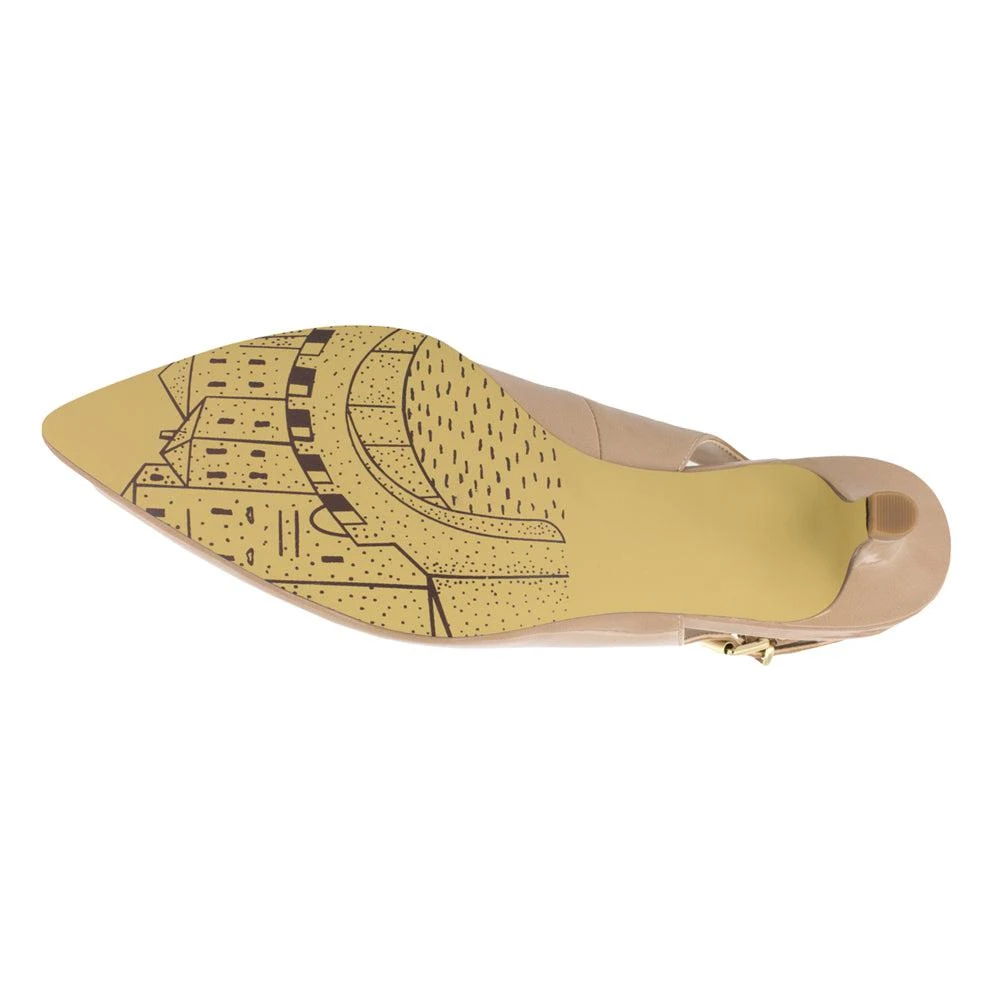 Bella Vita Scarlett Slingback Kitten Heel Pointed Toe Pumps 5