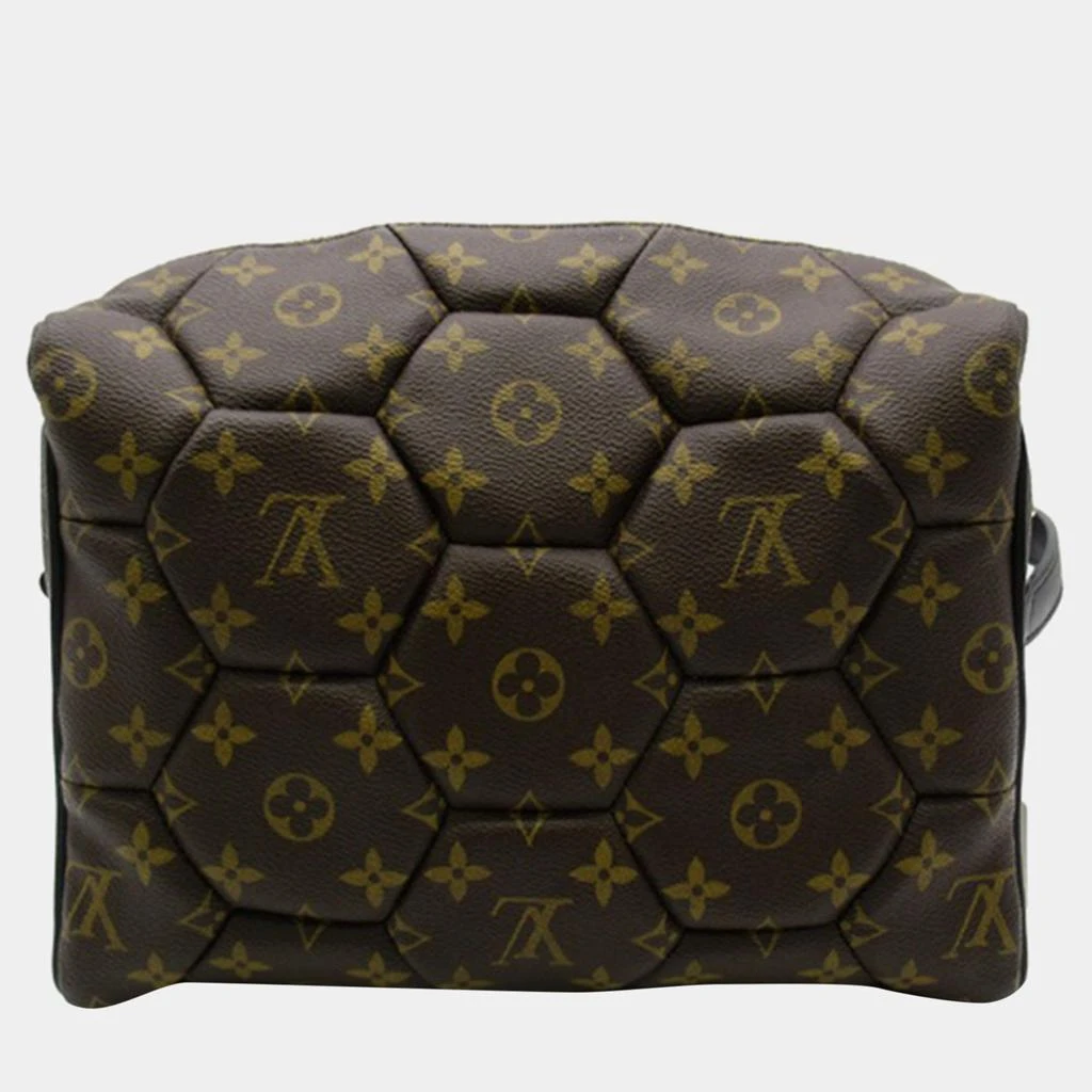 Louis Vuitton Louis Vuitton Brown Canvas Monogram Macassar Hexagon Neo Trocadero Crossbody Bag 2