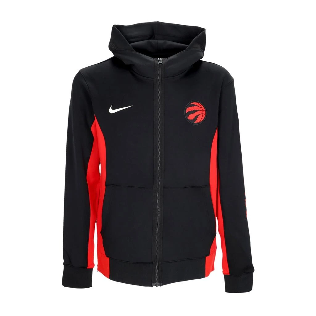 NIKE Men's Hooded Tracksuit Jacket Nba Dri-fit Showtime Full-zip Hoodie Torrap Black/university Red/white 1