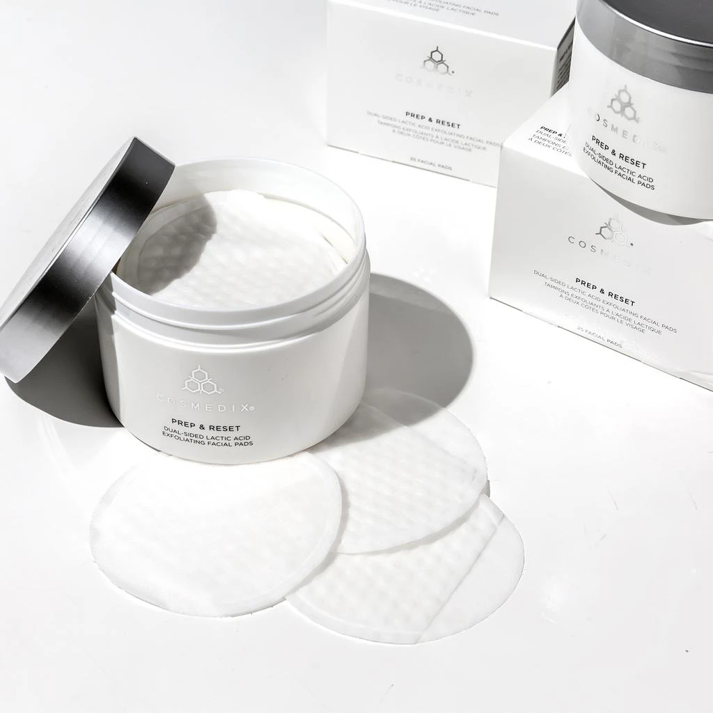 CosMedix COSMEDIX Prep and Reset Dual-sided Lactic Acid Exfoliating Facial Pads 3