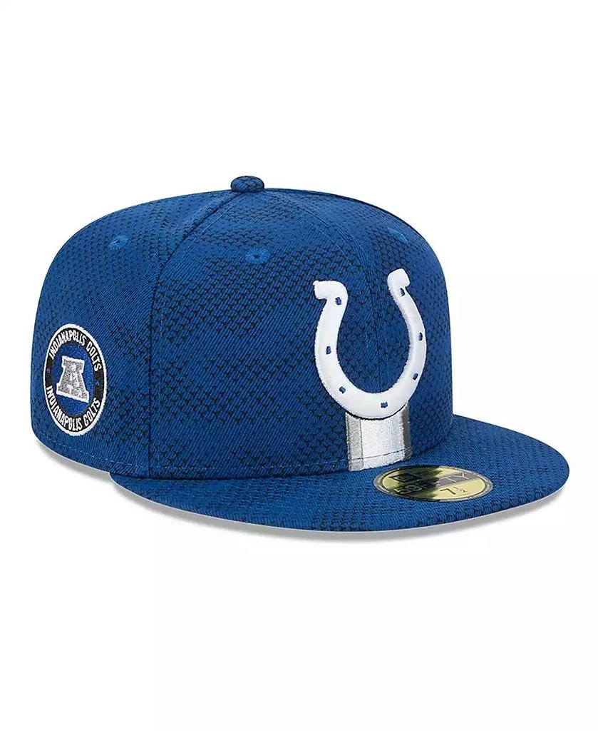 New Era Men's Royal Indianapolis Colts 2024 Sideline 59FIFTY Fitted Hat 1