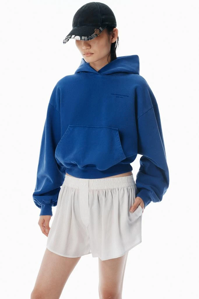 Alexander Wang Black 
White Mid-Rise Boxer Shorts 3