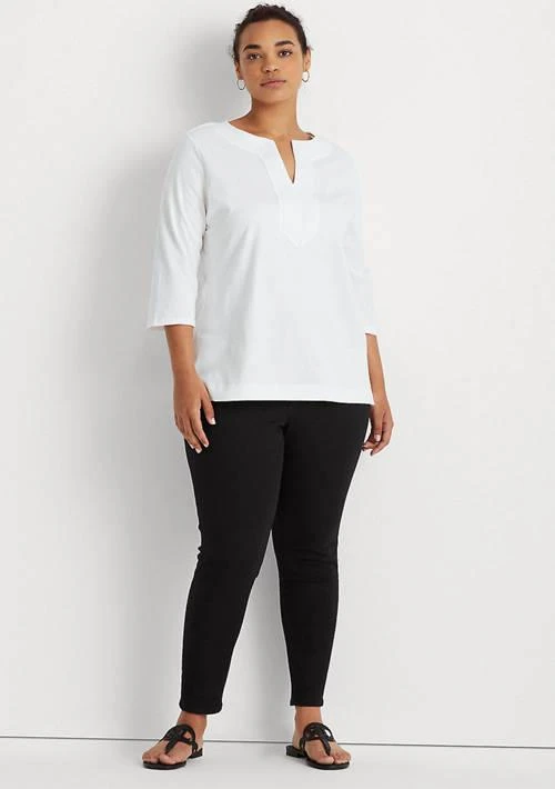 Ralph Lauren Ralph Lauren Plus Size Cotton Tunic 4