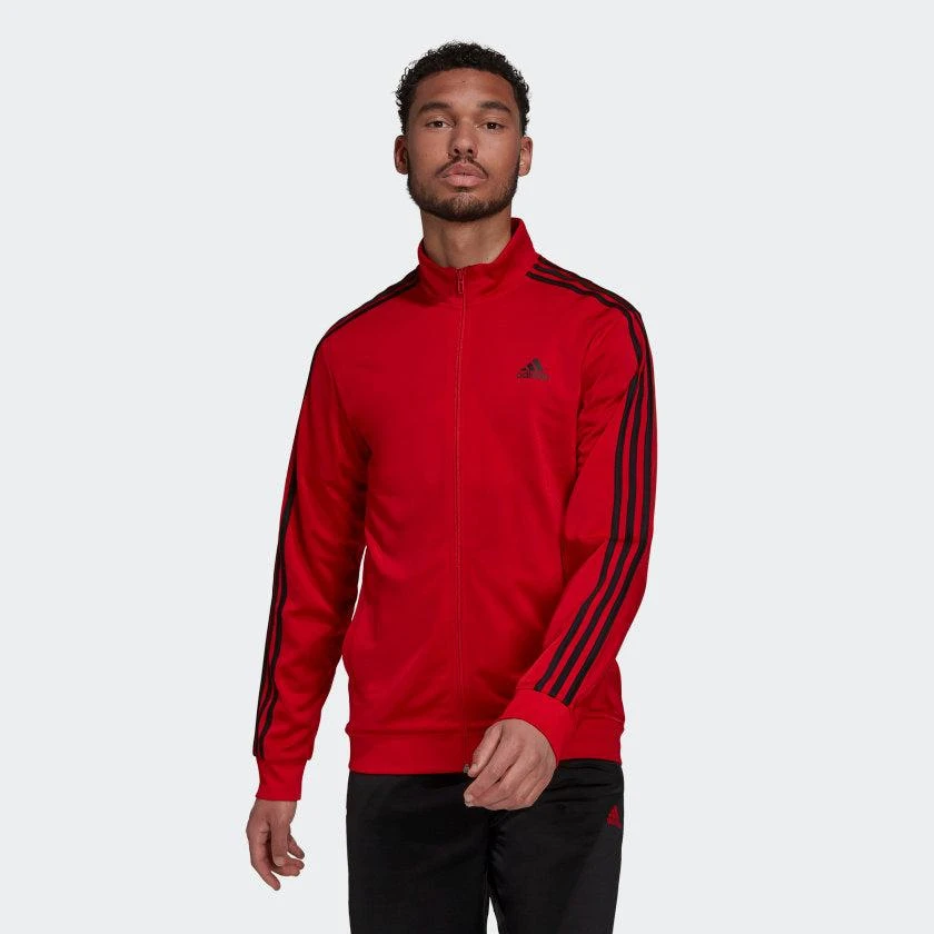 adidas Men's adidas Essentials Warm-Up 3-Stripes Track Jacket 3