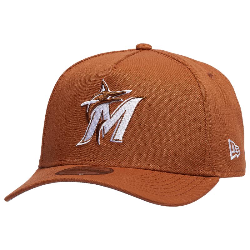【海外限定】ニューエラ MLB Miami Marlins 9FORTY A-frame Miami Marlins Teal 9FORTY A-Frame Snapback Hat – New Era Cap