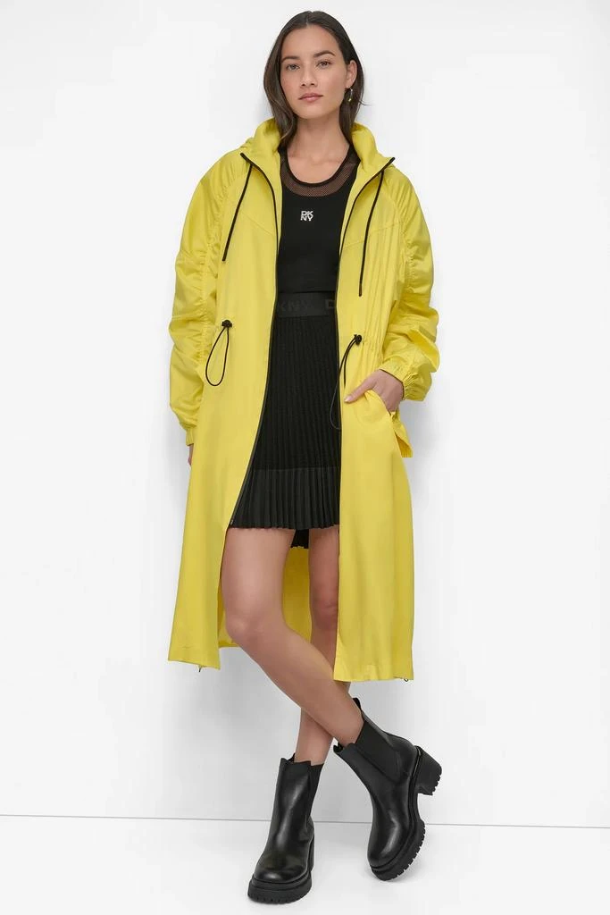 DKNY COATED SATIN ANORAK 1