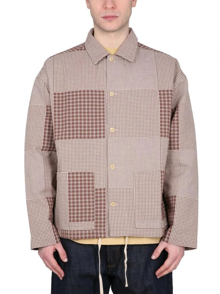 YMC YOU MUST CREATE YMC PJ Checked Buttoned Straight Hem Shirt 1