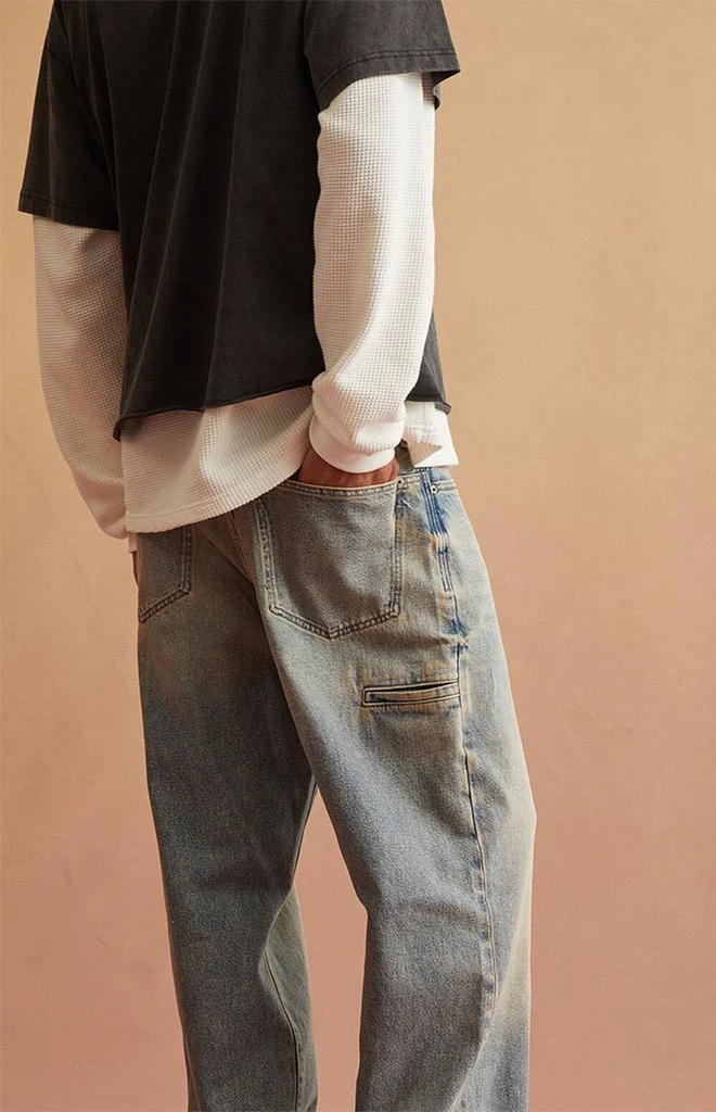 RARE DNM EDIT Tint Light Blue Baggy Jeans 5