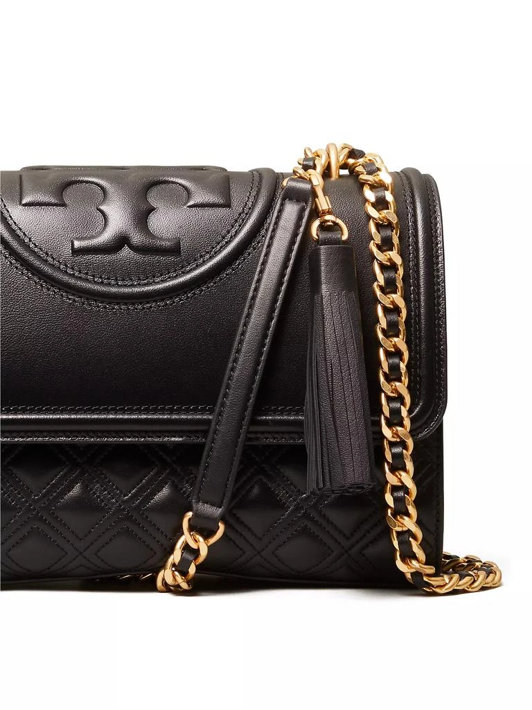 Tory Burch Large Fleming Leather Tassel Crossbody Bag 4