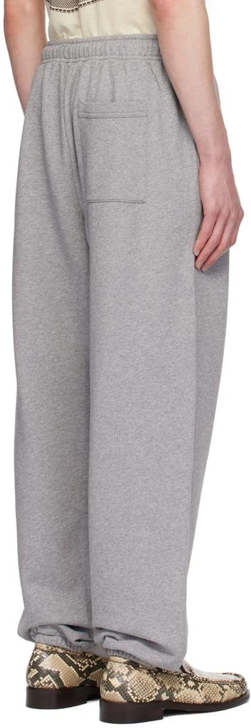 Acne Studios Gray Logo Patch Sweatpants 3