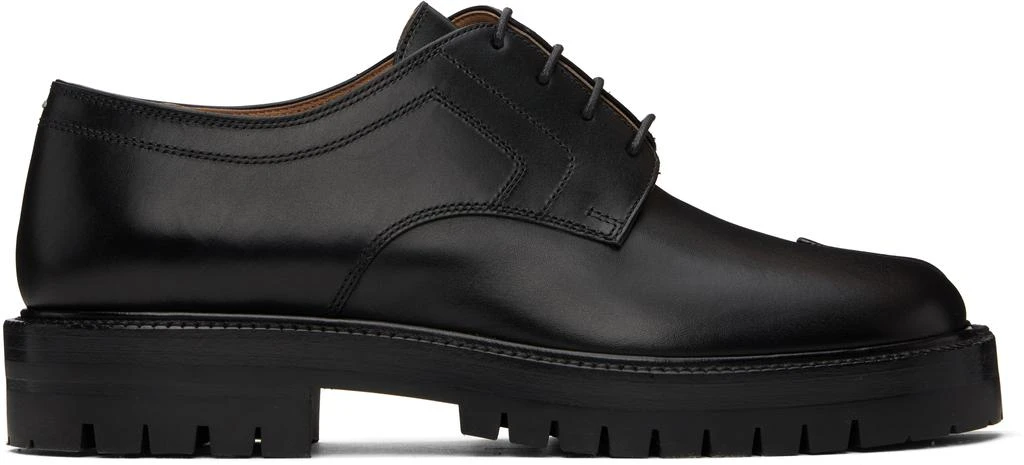 MAISON MARGIELA Black Tabi Lace-Up Derbys 1