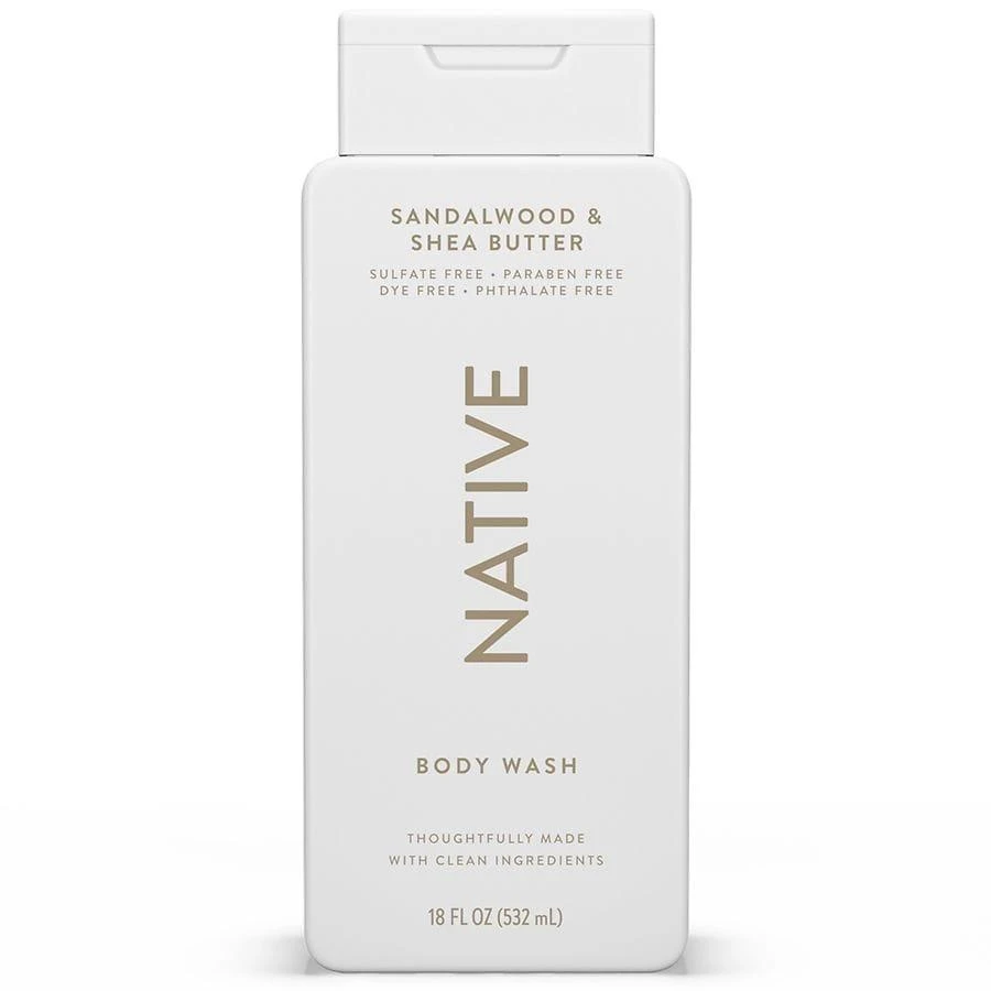 Native Body Wash Sandalwood & Shea 1