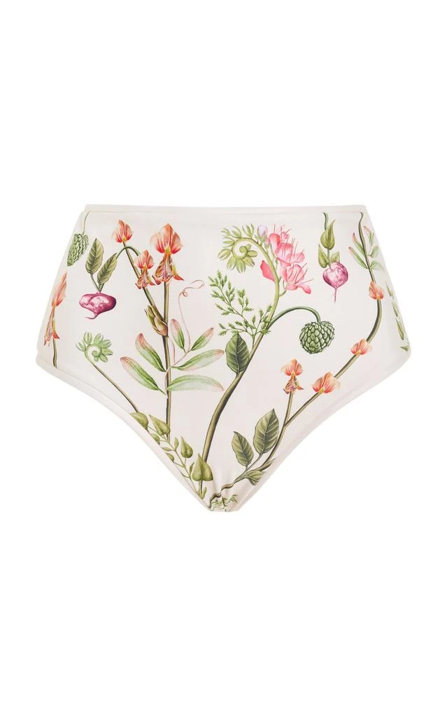 Agua by Agua Bendita Agua by Agua Bendita - Exclusive Magenta Floral Bikini Bottom - Floral - XL - Moda Operandi 1