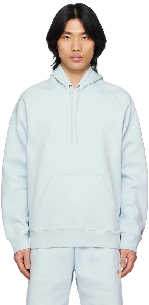 Carhartt WIP Blue Chase Hoodie 1