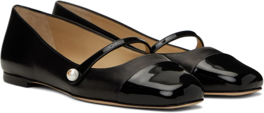 Jimmy Choo Black Elisa Ballerina Flats 4