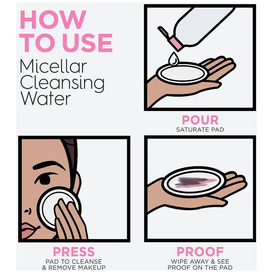 SkinActive Micellar Cleansing Water Cleanser & Makeup Remover, For All Skin Types 5