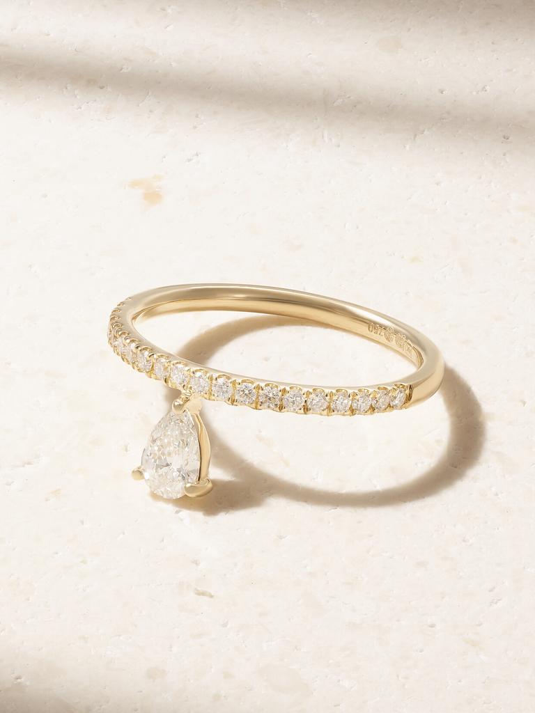 Anita Ko Duchess 18k 黄金钻石永恒戒指