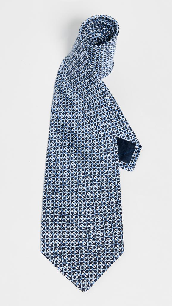Salvatore Ferragamo Loghi E Lettering Silk Tie