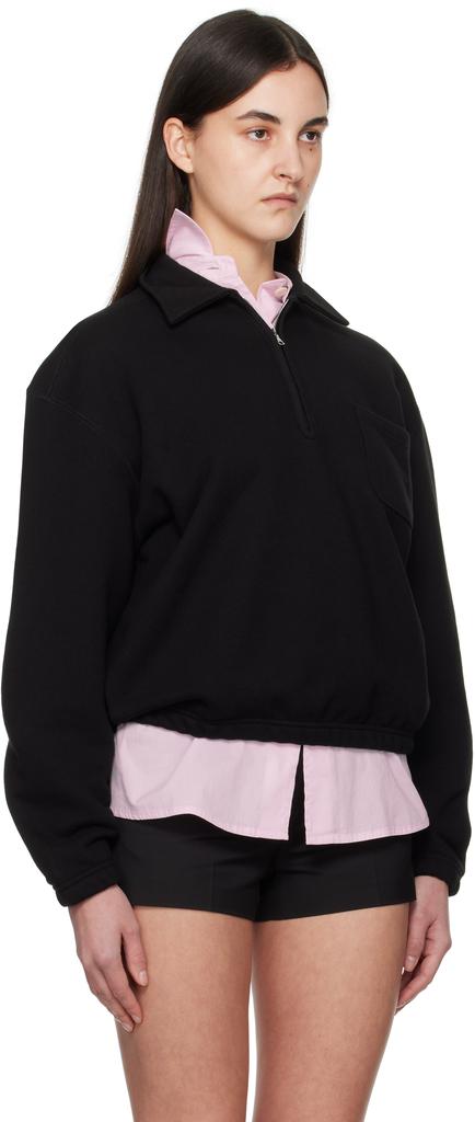 Nothing Written Black Pond Quarter Zip Sweatshirt