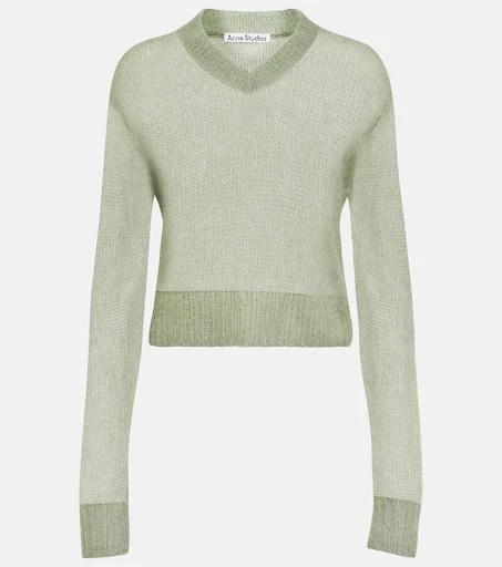 Acne Studios Open mohair-blend sweater 1