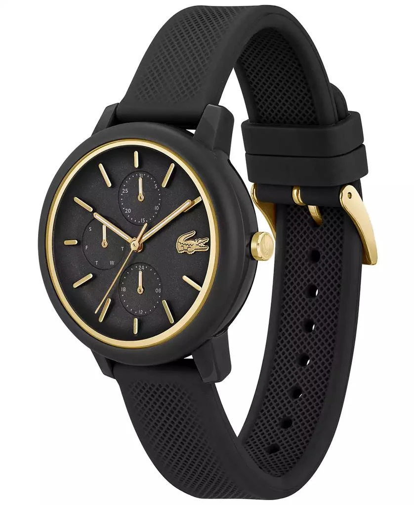 Lacoste Women's L.12.12 Multi Black Silicone Strap Watch 2