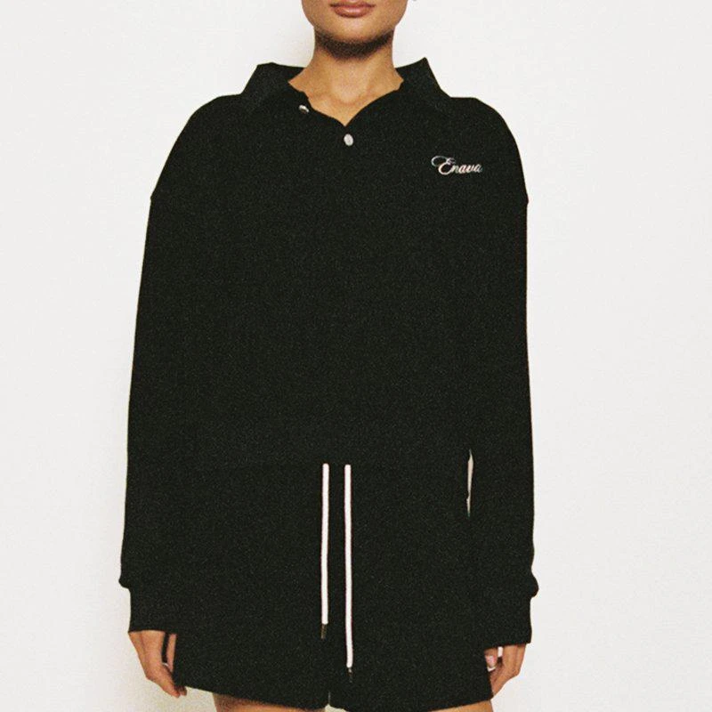 ENAVANT Victoria Terry Polo Top 1