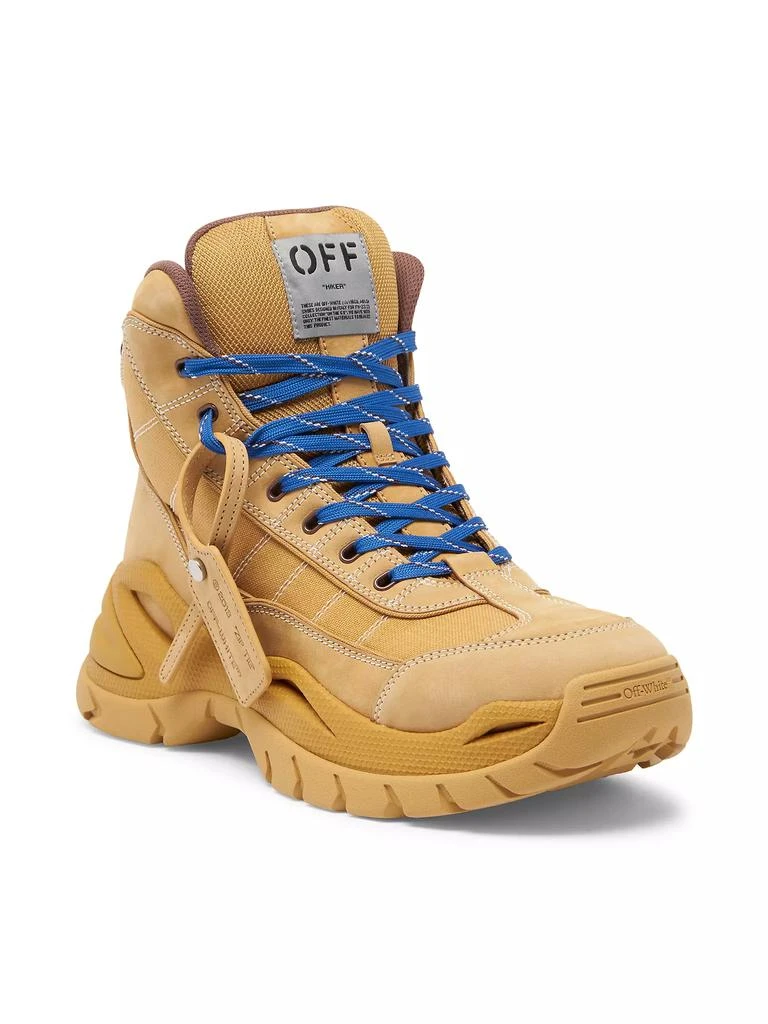 Off-White Leather High-Top Hiking Boots 2