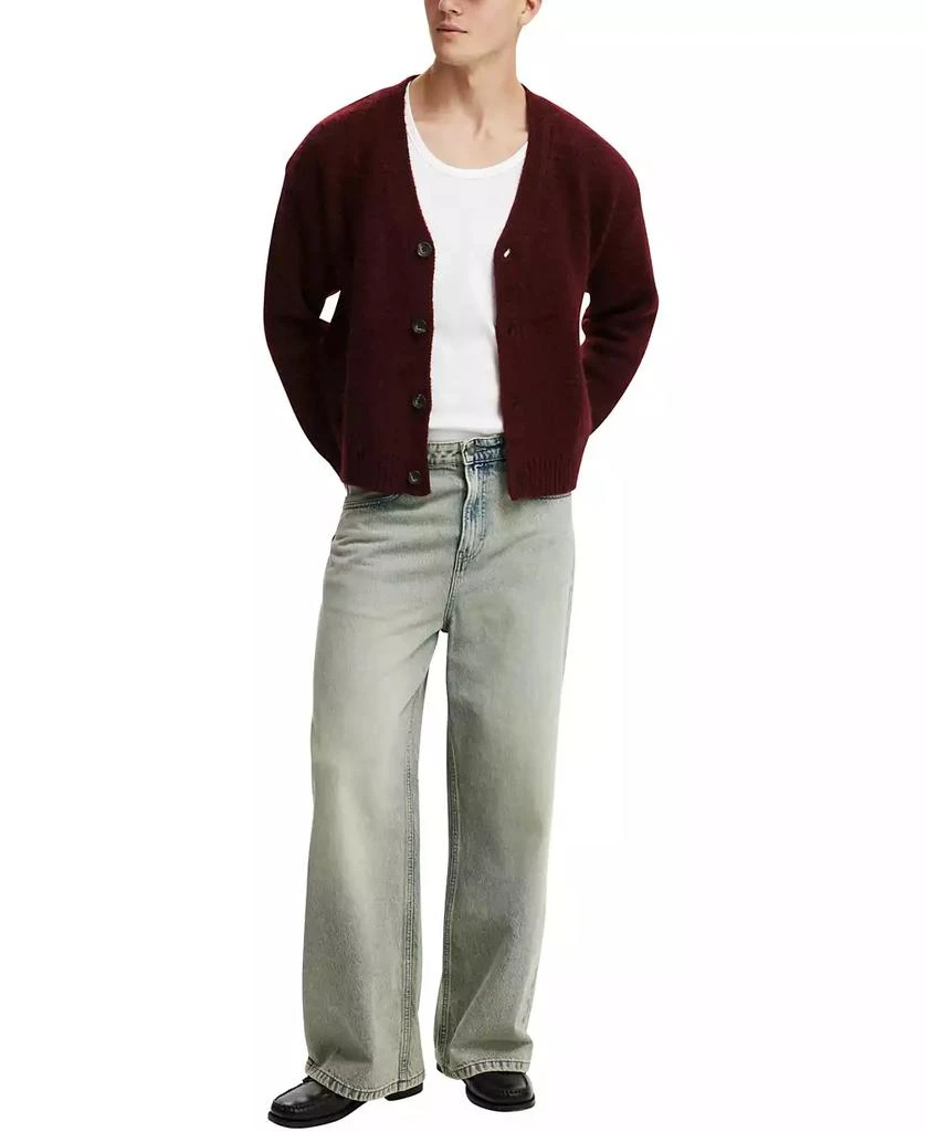 Cotton On Men's Cropped Cardigan Sweater 5