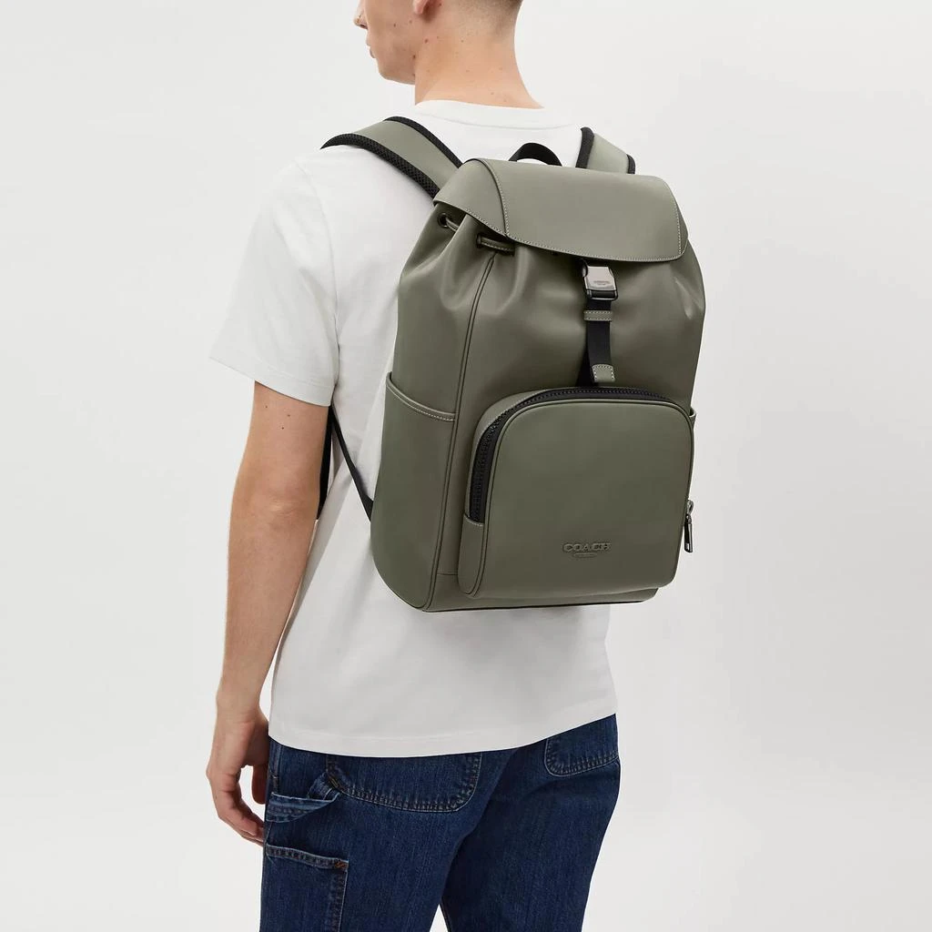 Coach Racer Backpack In Smooth Leather 3