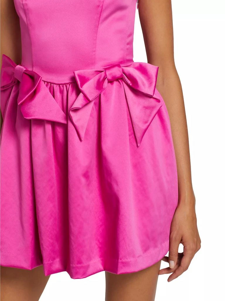 LOVESHACKFANCY Bayer Bow-Detailed A-Line Minidress 6