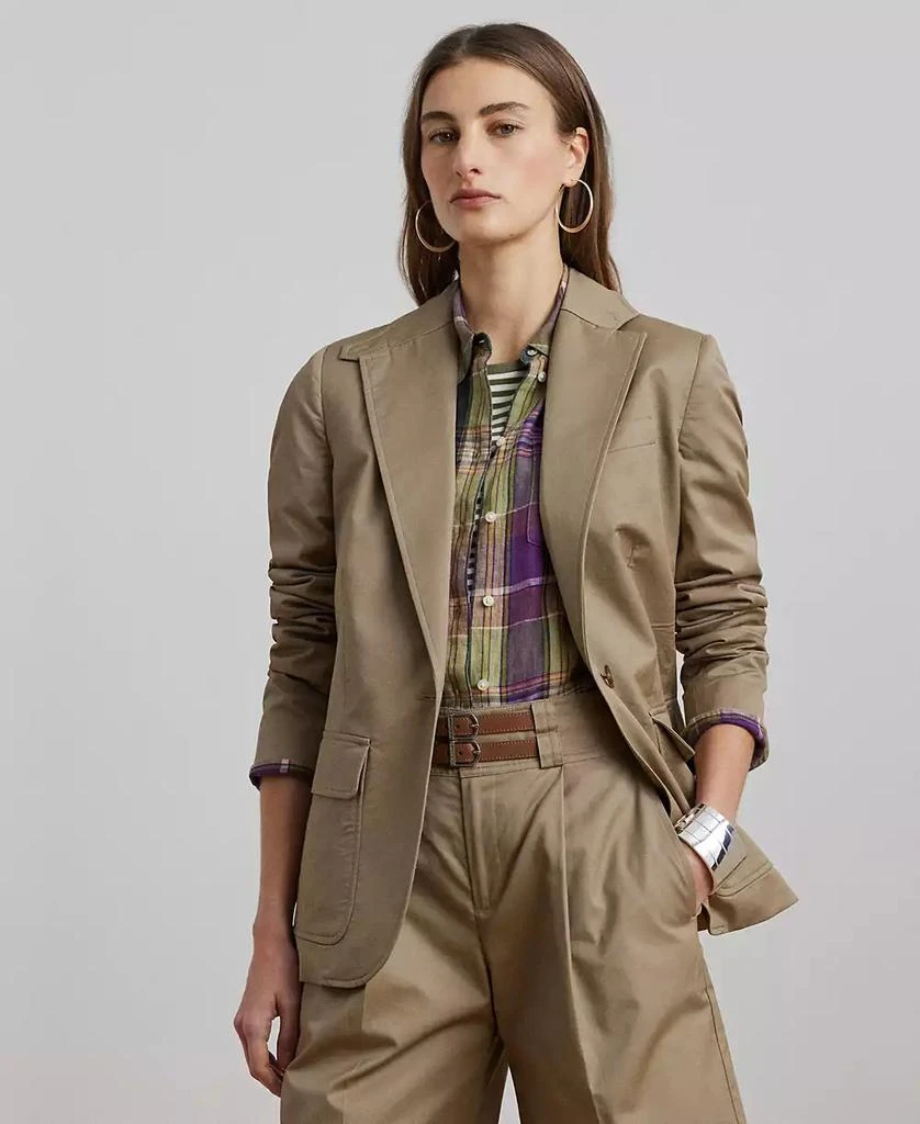 Ralph Lauren Women's Cotton Twill Blazer 1