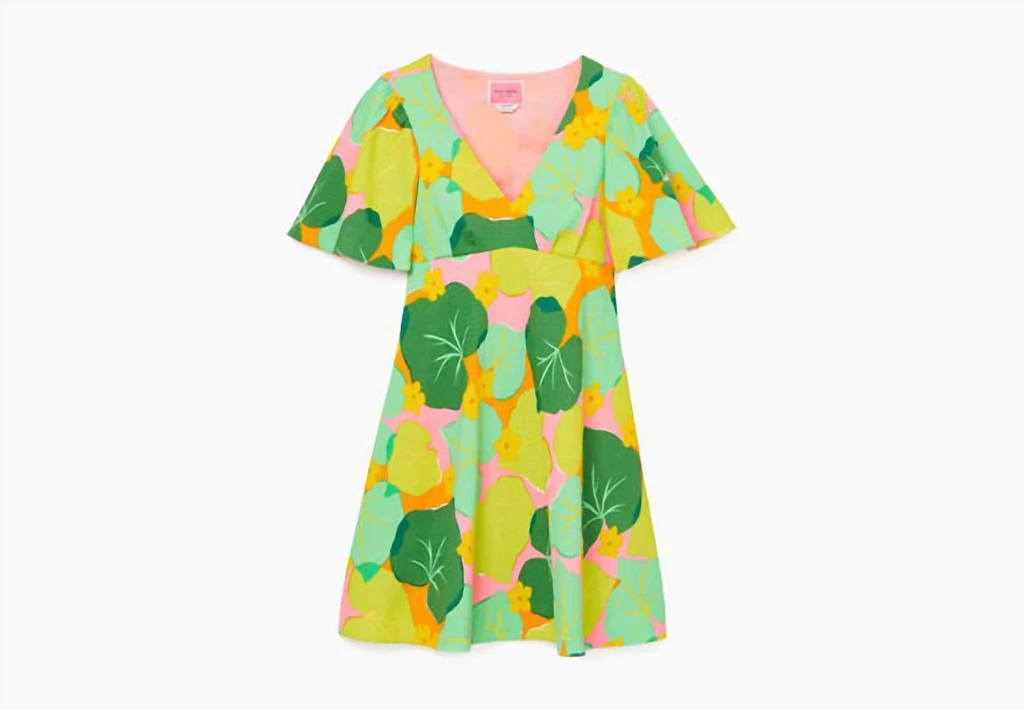 kate spade green floral dress Andie Long Sleeve Bridesmaid Dress in Sage