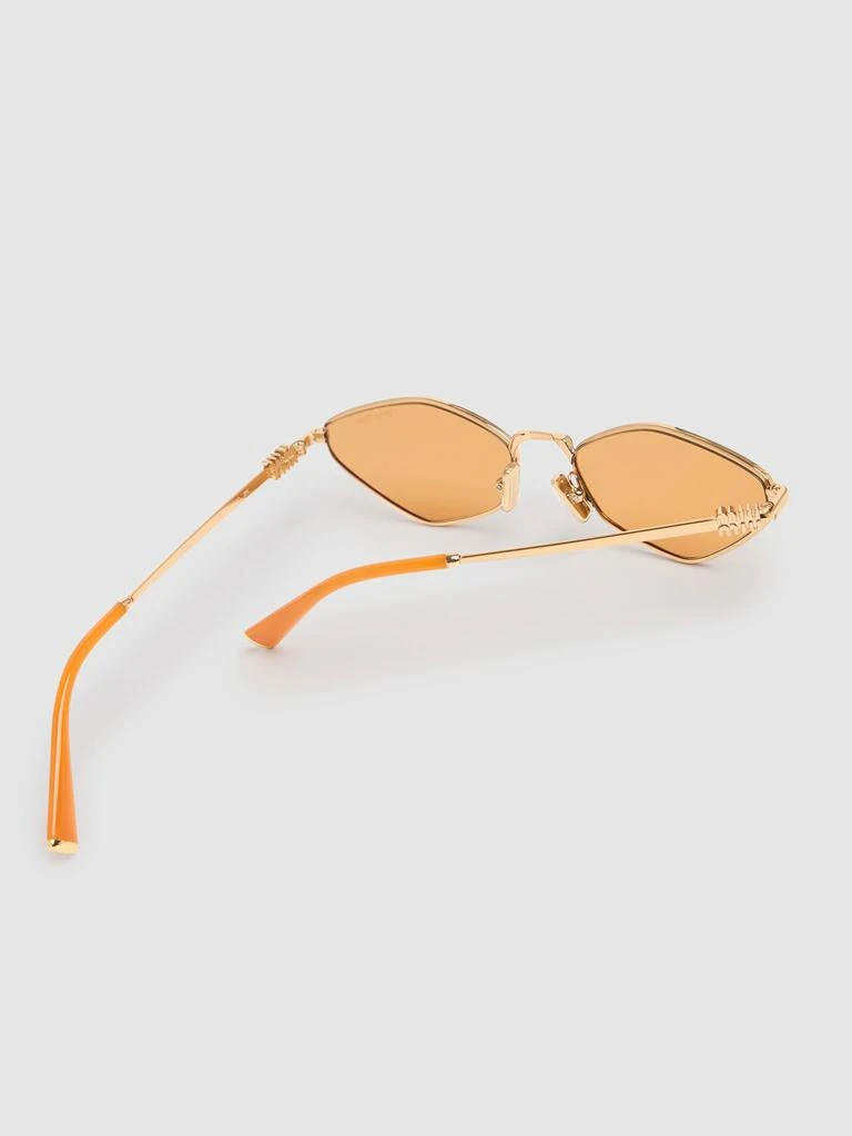 Miu Miu Hexagonal Metal Sunglasses 3