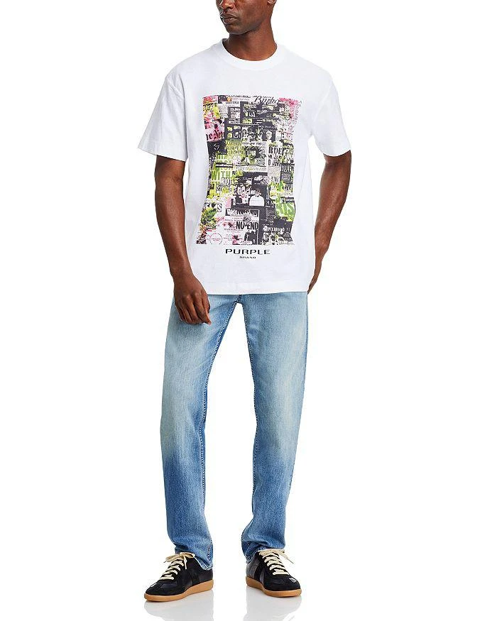 Purple Brand Textured Graphic Tee 2