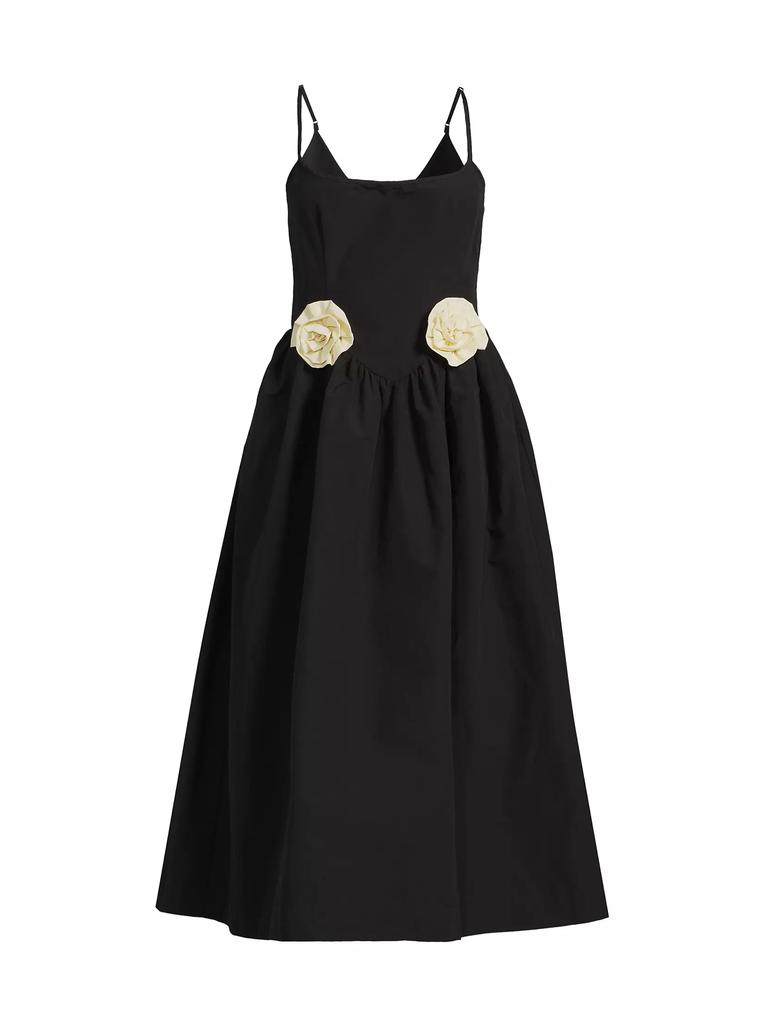 Ciao Lucia Neroni Rosette-Waist Midi Dress