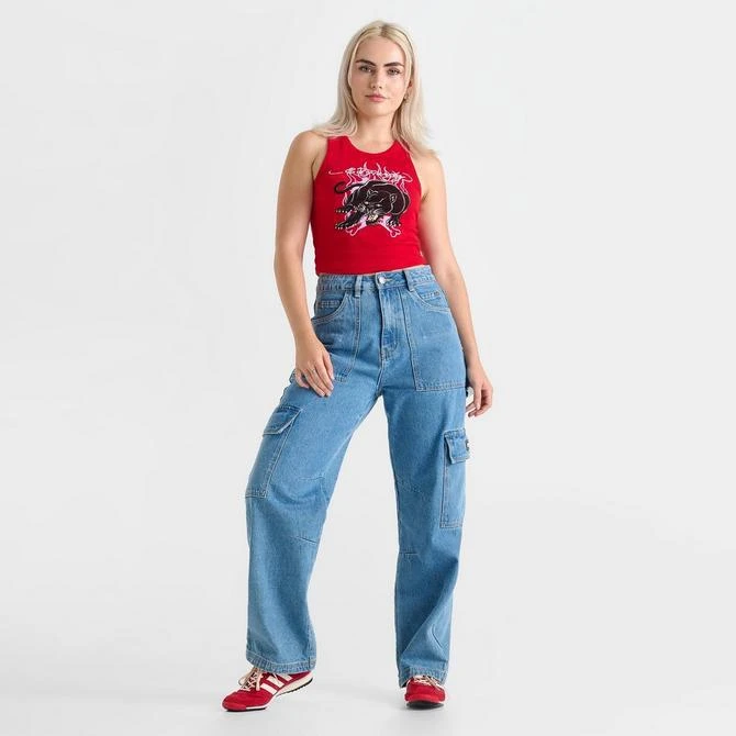 Ed Hardy Women's Ed Hardy Panther Rib Tank 2