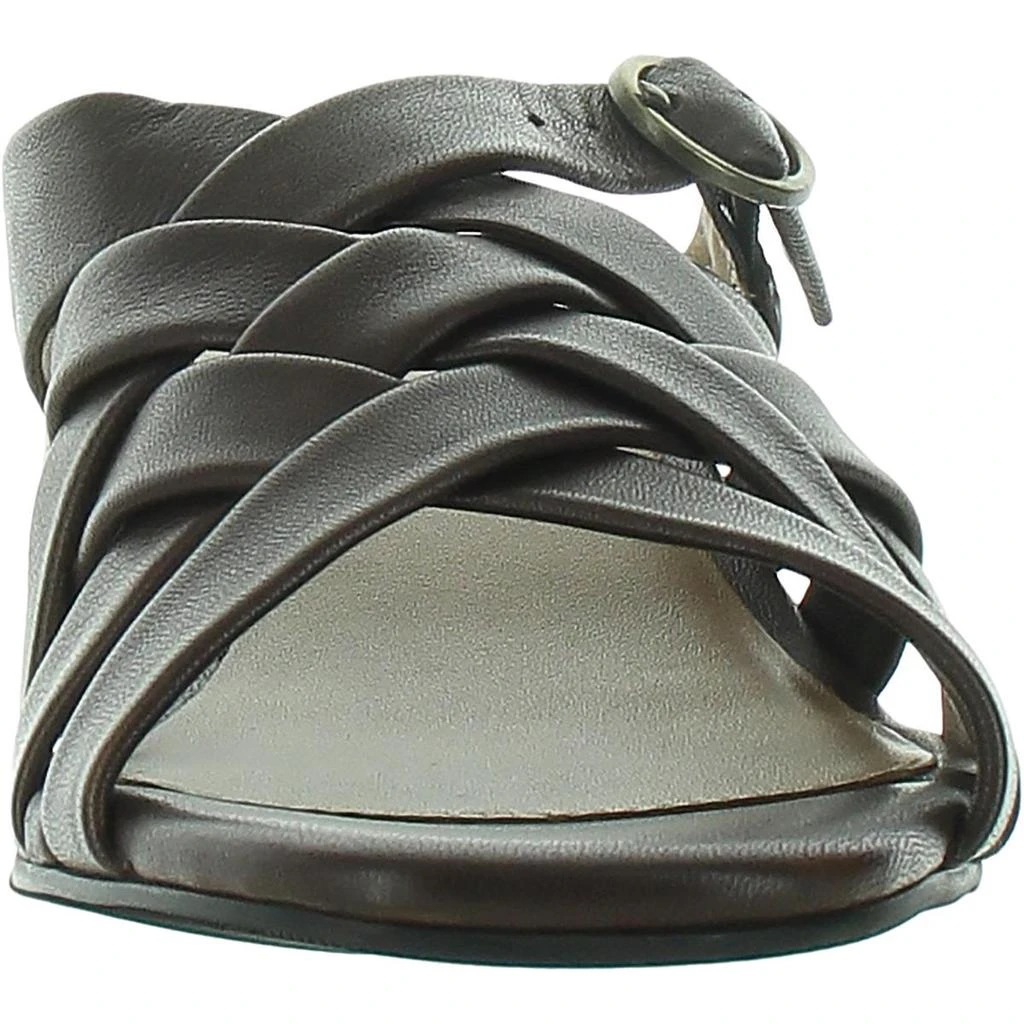 Trotters Womens Woven Leather Mule Sandals 6