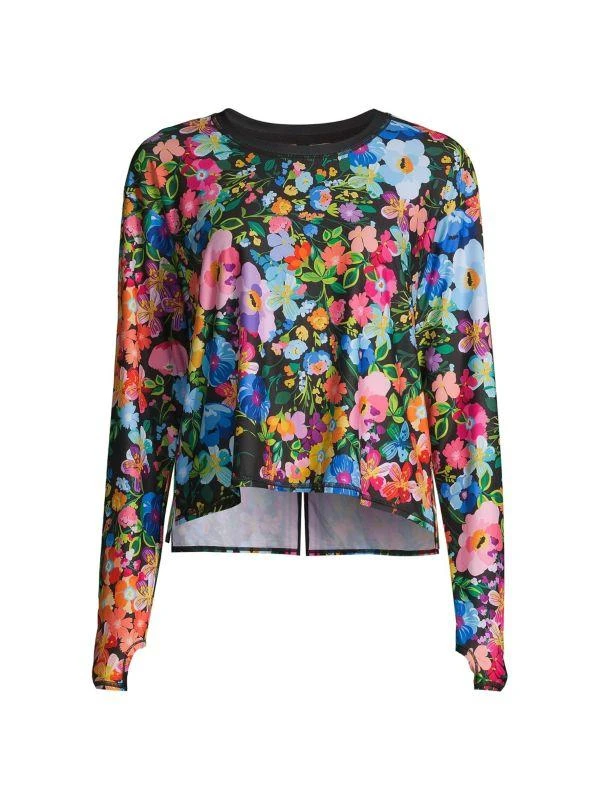 Johnny Was Wild Bloom Floral Long-Sleeve T-Shirt 5