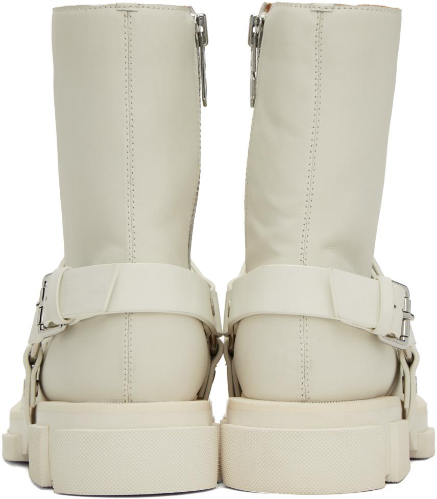 BOTH White Gao Harness Boots