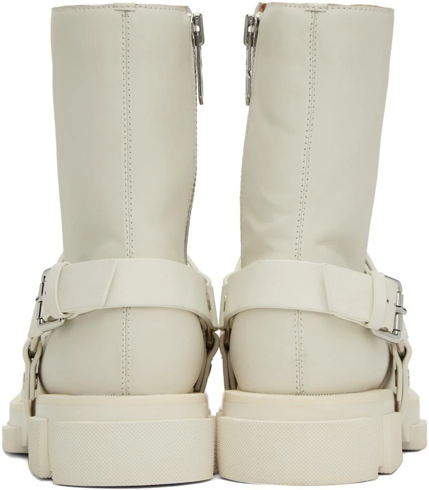 BOTH White Gao Harness Boots 2