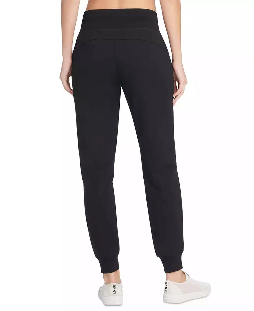DKNY Women's Logo-Drawstring Fleece Jogger Sweatpants 2