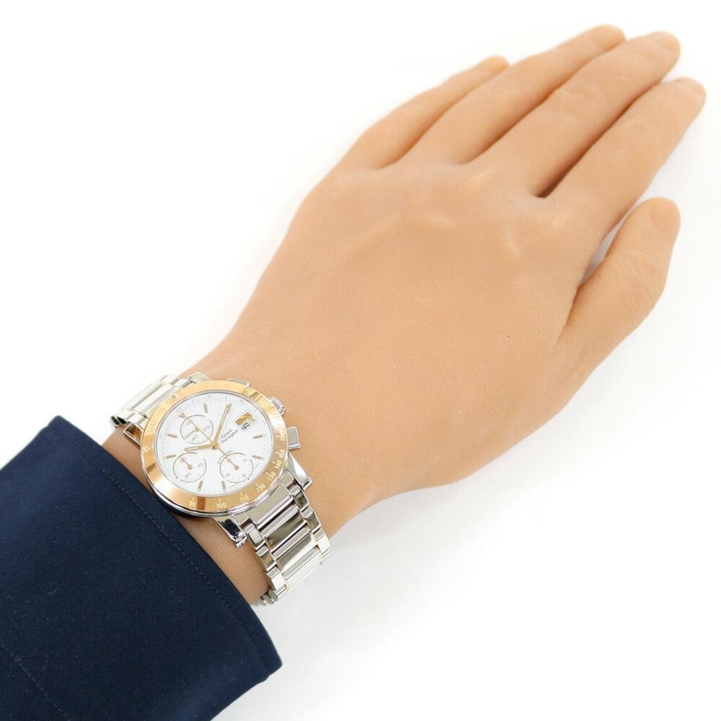 Girard-Perregaux pink  Stainless Steel Wristwatch (Pre-Owned)
