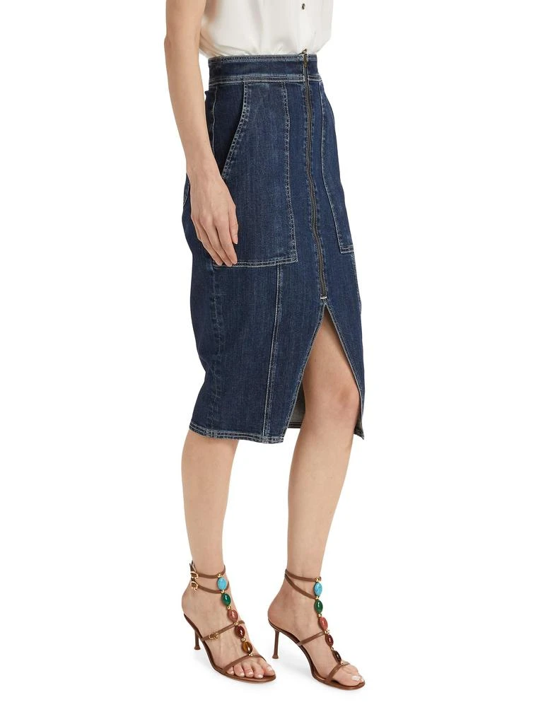 Ramy Brook Marietta Denim Utility Midi-Skirt 3