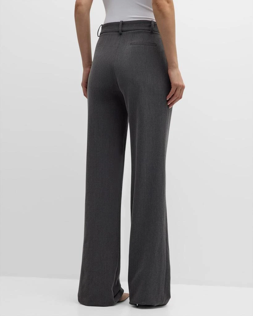 Hellessy Cliff Crystal Fringe Straight-Leg Pants 6