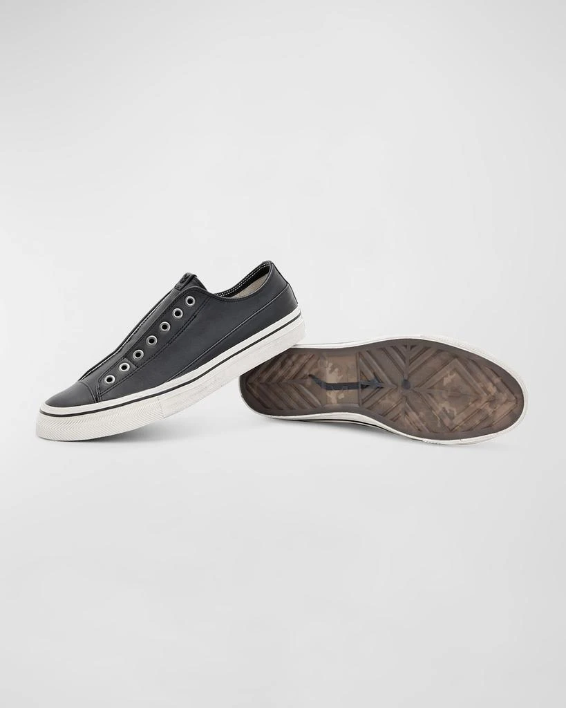 John Varvatos Men's Vulc Laceless Low Top Leather Shoes 4